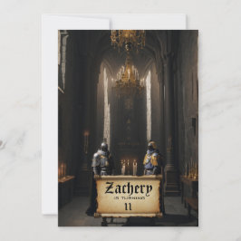 *~*中世テーマAP88城2騎士誕生日 招待状