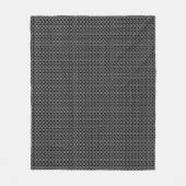 中世デザインののどChainmail フリースブランケット (正面)
