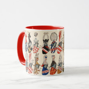 中世トーナメントパーテシントの腕のコート マグカップ