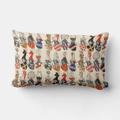 中世トーナメントパーテシントの腕のコート ランバークッション (裏面)