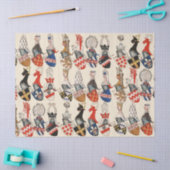 中世トーナメントパーテシントの腕のコート 薄葉紙 (クラフト)