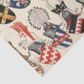 中世トーナメントパーテシントの腕のコート 薄葉紙 (詳細)