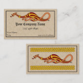 中世ドラゴンのデザイン2015年 名刺 (正面/裏面)