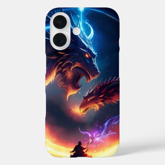 中世ドラゴンの戦い Case-Mate iPhoneケース (裏面)