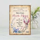 中世ドラゴンズの母誕生日招待状 招待状 (スタンド正面)