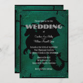 中世ドラゴンソードヴィンテージウェディング招待状 招待状 (正面/裏面)