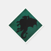 中世ドラゴンソードヴィンテージ スタンダードカクテルナプキン (角)