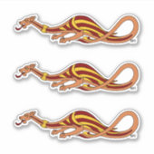 中世ドラゴンデザイン2015 シール (正面)