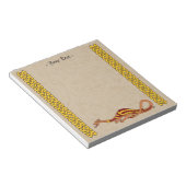 中世ドラゴンデザイン2015 ノートパッド (アングル)