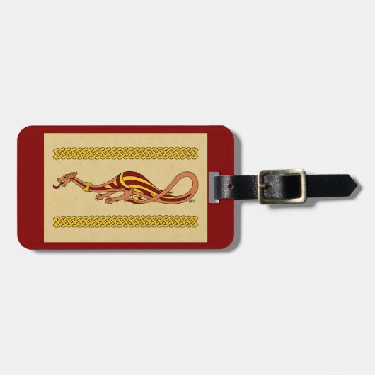 中世ドラゴンデザイン2015 ラゲッジタグ (正面横)