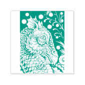 中世ドラゴンファンタジー,ゴシック,ポートレートはかりで測, セルフインキングスタンプ (デザイン)