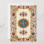 中世ドラゴン招待状、古写本 招待状 (裏面)