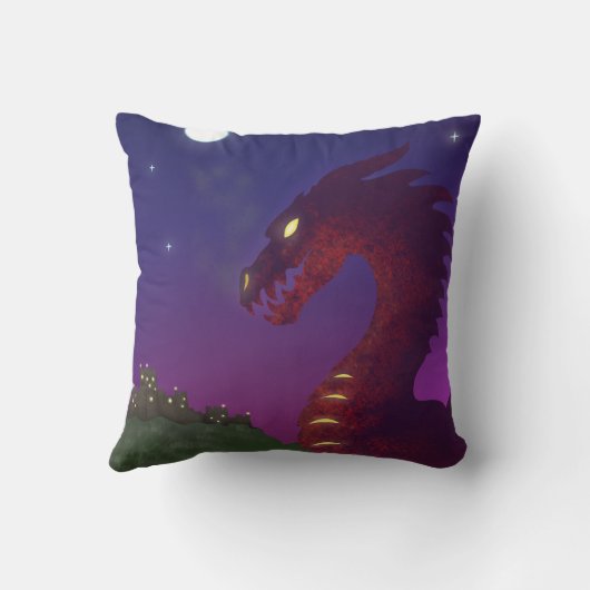 中世ドラゴン クッション (裏面)