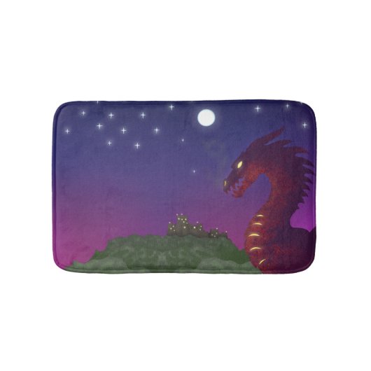 中世ドラゴン バスマット (正面)