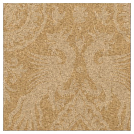 中世ドラゴン ファブリック (クローズアップ)