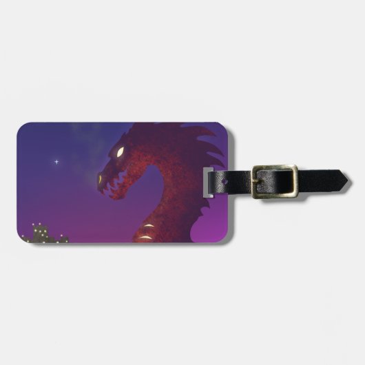 中世ドラゴン ラゲッジタグ (正面横)