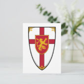 中世ナイツシールドポストカード ポストカード (スタンド正面)