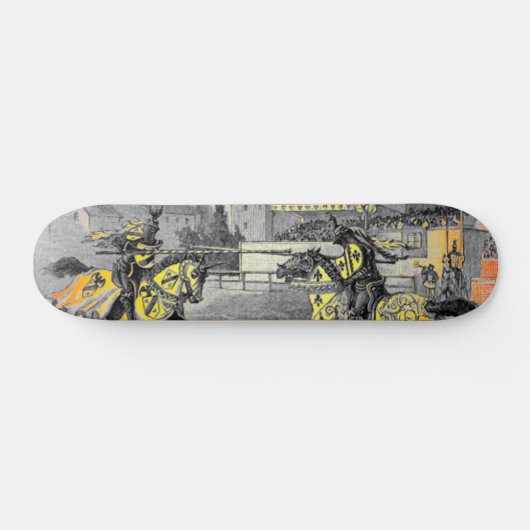 中世ナイツジュスティングスケートボード スケートボード (横)