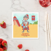 中世ナイツトーナメント誕生日パーティー スタンダードカクテルナプキン (インサイチュ)