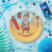 中世ナイツトーナメント誕生日パーティー ペーパープレート (パーティー)