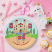 中世ナイツトーナメント誕生日パーティー ペーパープレート (パーティー)