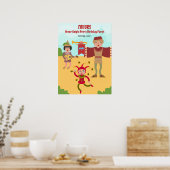 中世ナイツトーナメント誕生日パーティー ポスター (キッチン)