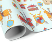 中世ナイツトーナメント誕生日パーティー ラッピングペーパー (ロールコーナー)