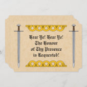 中世ノルマンの刀と装飾帯 (正面/裏面)