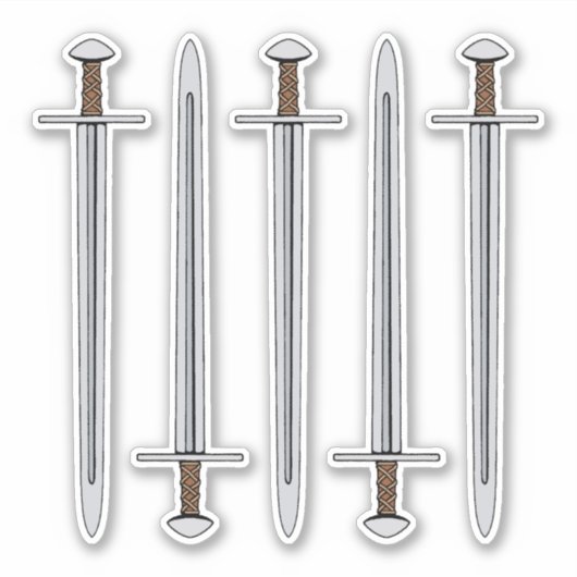 中世ノルマン刀 シール (正面)