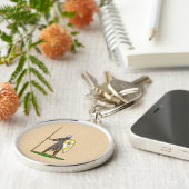 中世ノルマン騎士1066年頃 キーホルダー (側面)