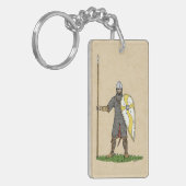 中世ノルマン騎士1066年頃 キーホルダー (正面左)