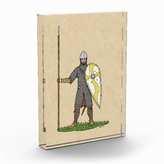 中世ノルマン騎士1066年頃 フォトブロック (左)