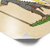 中世ノルマン騎士1066年頃 フォトプリント            (角)