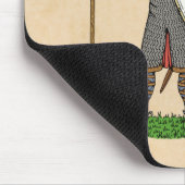 中世ノルマン騎士1066年頃 マウスパッド (コーナー)