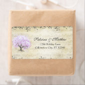 中世ハートリーフラベンダーツリーラブバードリターン ラベル (インサイチュ)