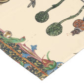 中世バイオリニストの獅子を作る獣 ショートテーブルランナー (コーナー)