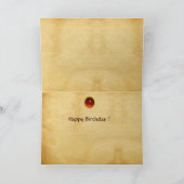 中世バイオリニストの獅子を作る獣 シーズンカード (内部)