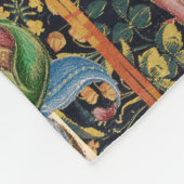 中世バイオリニストの獅子を作る獣 フリースブランケット (角)