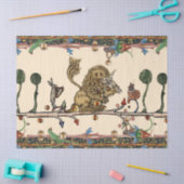 中世バイオリニストの獅子を作る獣 薄葉紙 (クラフト)