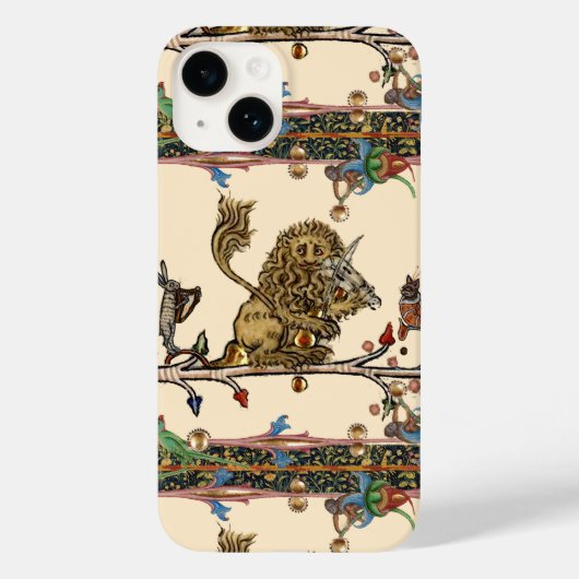 中世バイオリニストの獅子を作る獣 Case-Mate iPhoneケース (裏面)