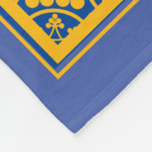 中世パターン フリースブランケット (角)