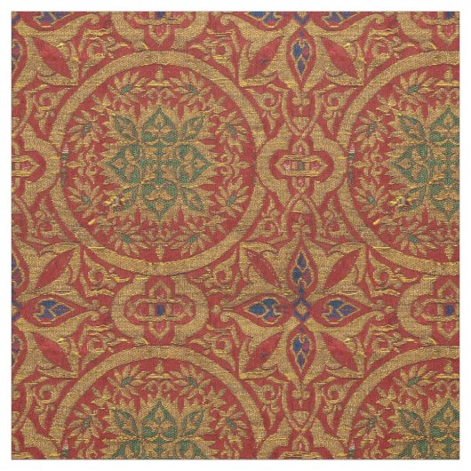 中世ヒスパノ・モレス模様 ファブリック (見本)