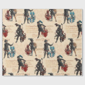 中世ヒーローズナイト輝くイン軍隊アーマー ラッピングペーパー (フラット)