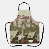中世ビレッジエプロン エプロン (正面)