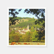 中世ビレッジオブプラザック紙ナプキンス