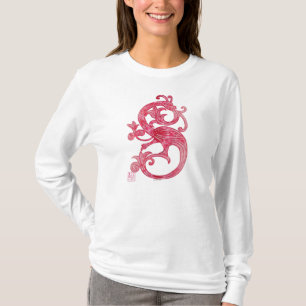 中世ピかわいらしンフェミニンク・ファンタジー・ドラゴン Tシャツ