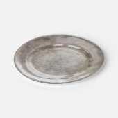 中世ピューター金属プリント紙プレート ペーパープレート (アングル)