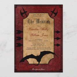 中世ファンタジーのドラゴンの結婚式招待状 招待状