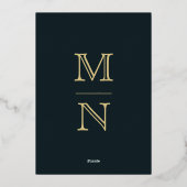 中世ファンタジーフクロウ結婚式招待状 箔招待状 (裏面)