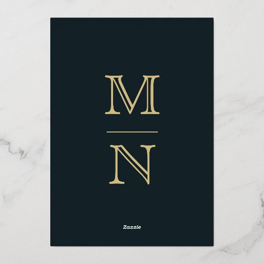 中世ファンタジーフクロウ結婚式招待状 箔招待状 (裏面)